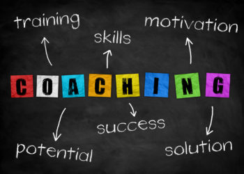 COACHING - business concept